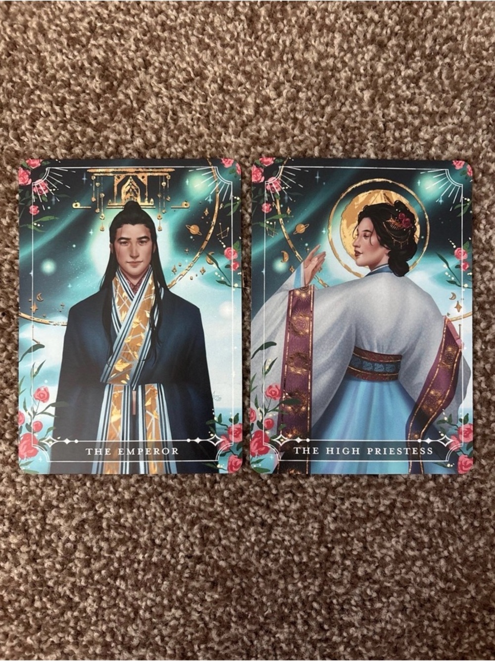 fairyloot DOTMG the emperor and the high priestess tarot cards